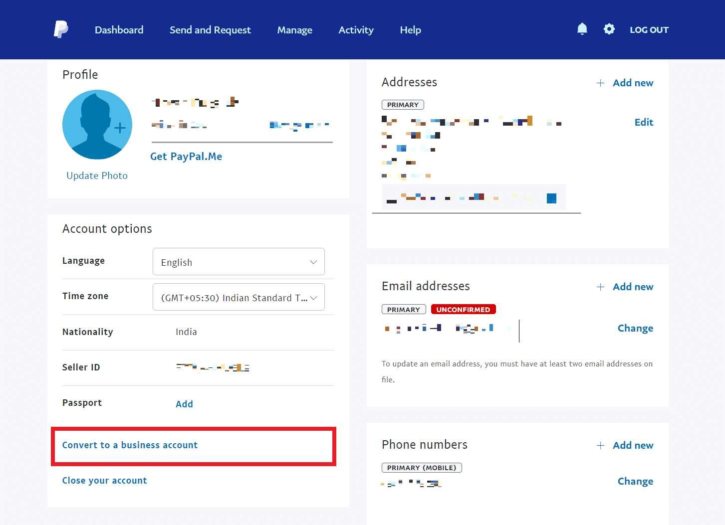 Как сделать бизнес аккаунт в paypal 1