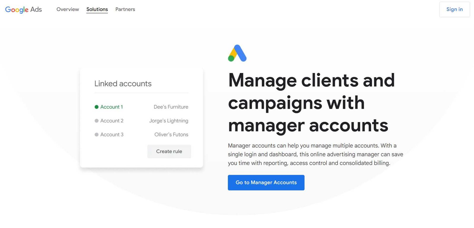 Создание аккаунта в google ads 1